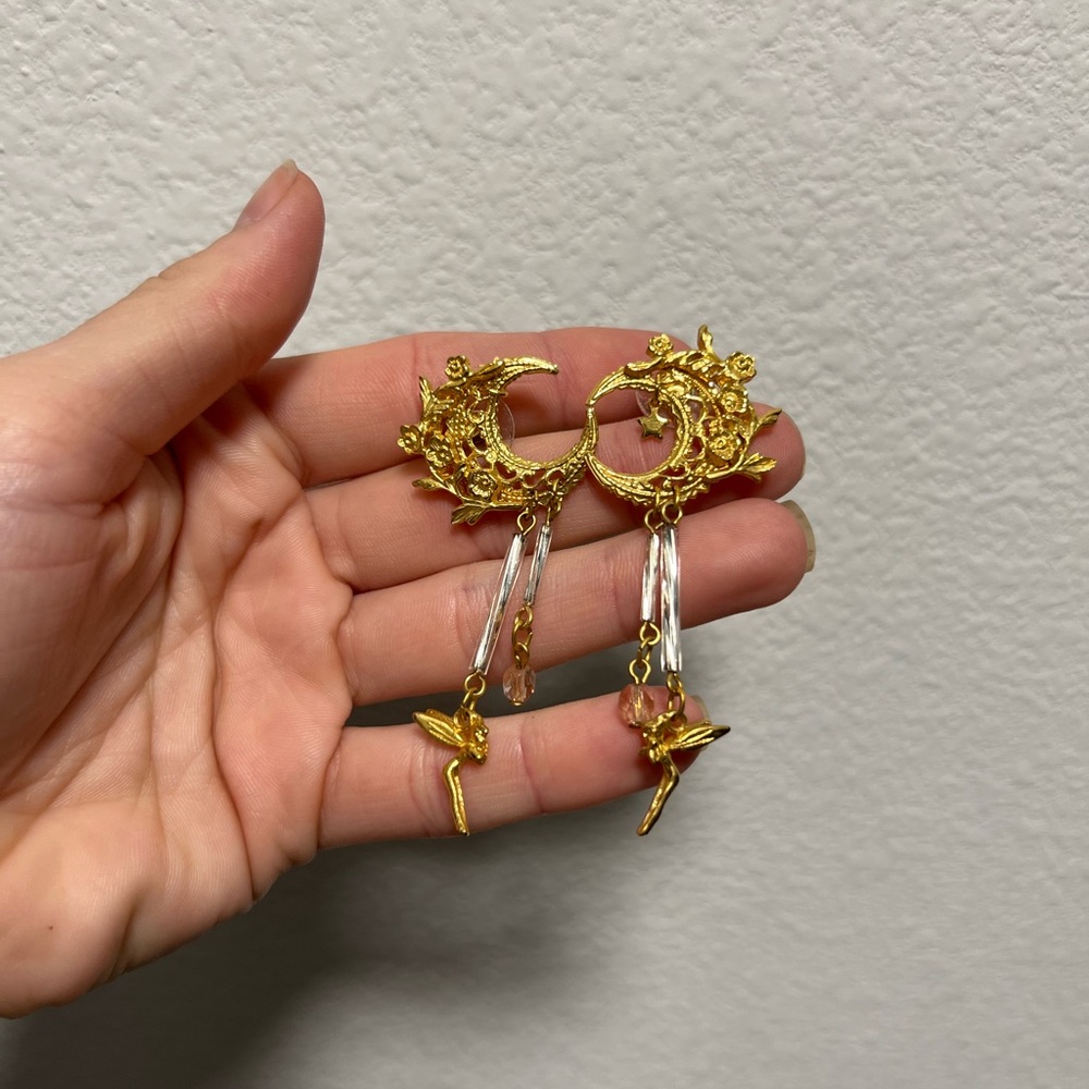Vintage Kirks Folly Celestial Fairy
Earrings